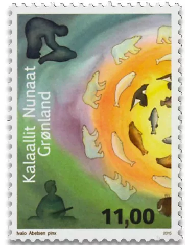 n° 662/663 - Timbre GROENLAND Poste