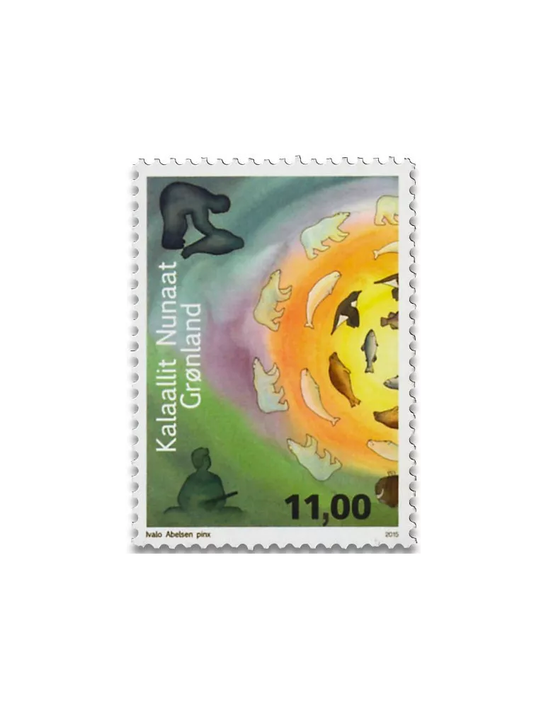 n° 662/663 - Timbre GROENLAND Poste