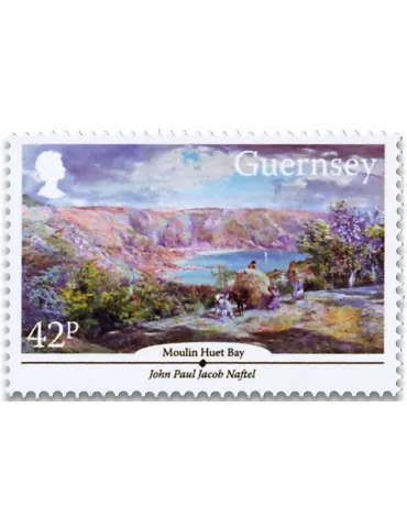 n° 1543 et n°1544/1548 - Timbre GUERNESEY Poste 2