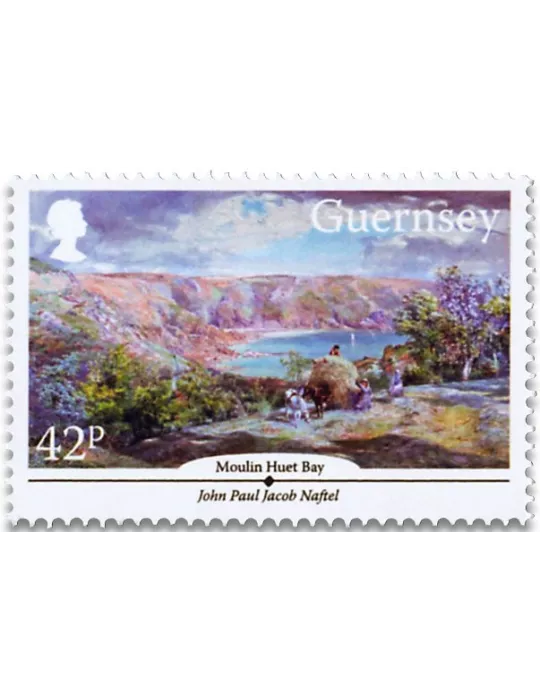 n° 1543 et n°1544/1548 - Timbre GUERNESEY Poste