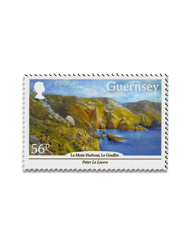 n° 1543 et n°1544/1548 - Timbre GUERNESEY Poste
