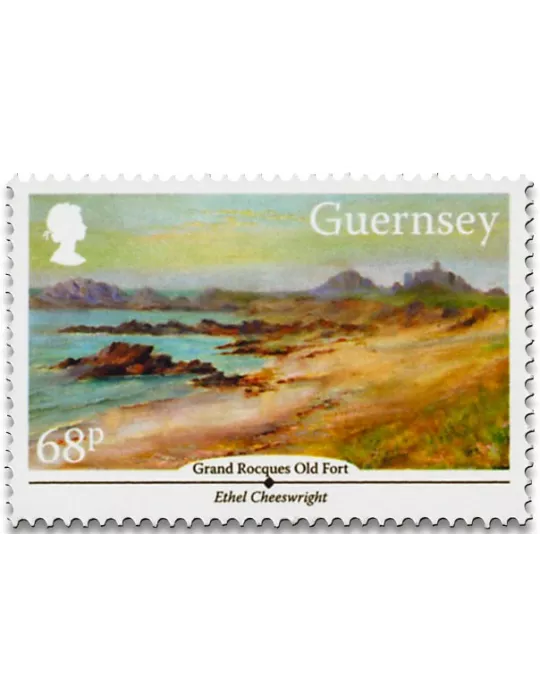 n° 1543 et n°1544/1548 - Timbre GUERNESEY Poste