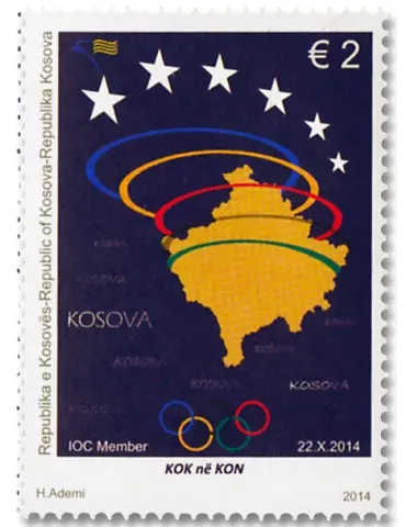 n° 175 - Timbre KOSOVO Poste