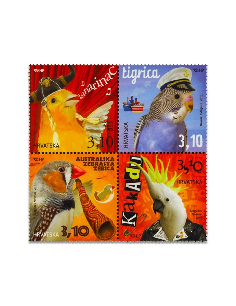 n° 1075/1078 - Timbre CROATIE Poste