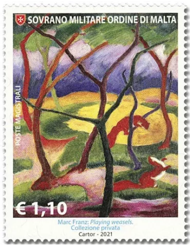 n° 1576/1578 - Timbre ORDRE de MALTE Poste