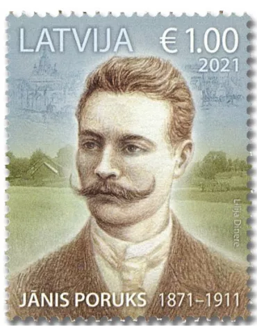 n° 1116 - Timbre LETTONIE Poste