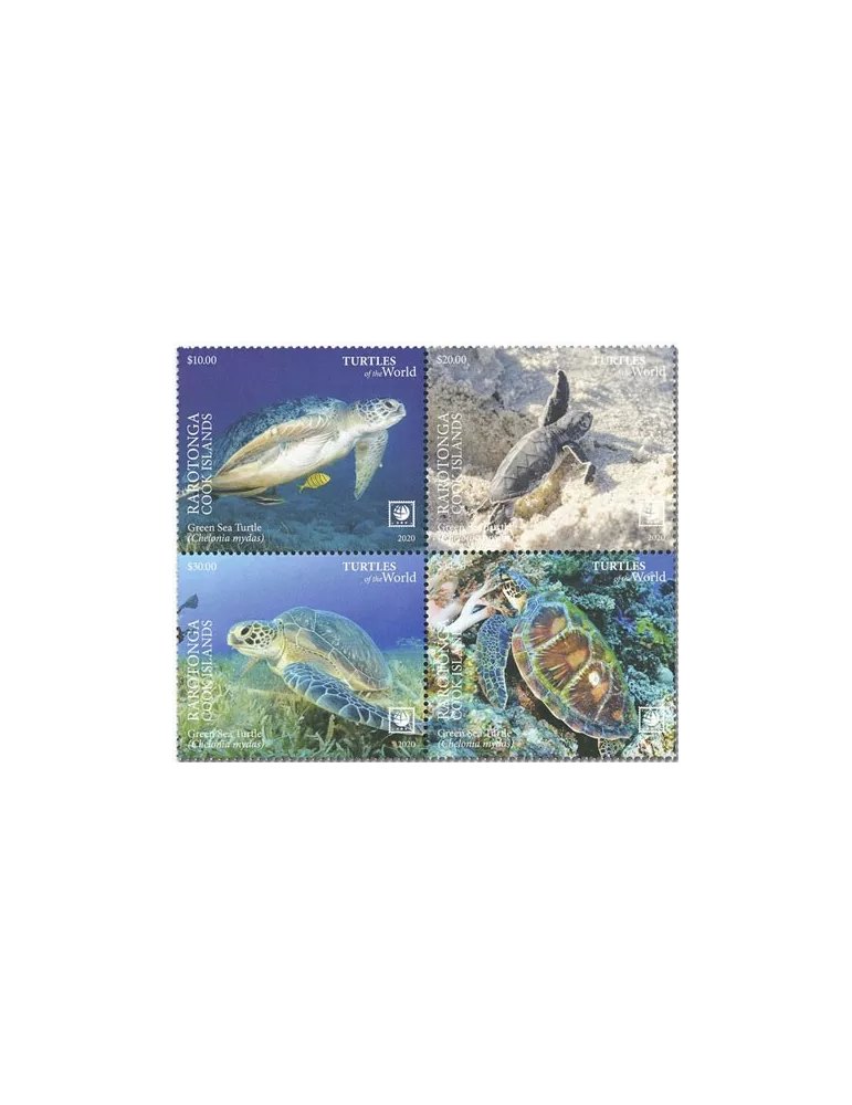n° 95/98 - Timbre RAROTONGA Poste