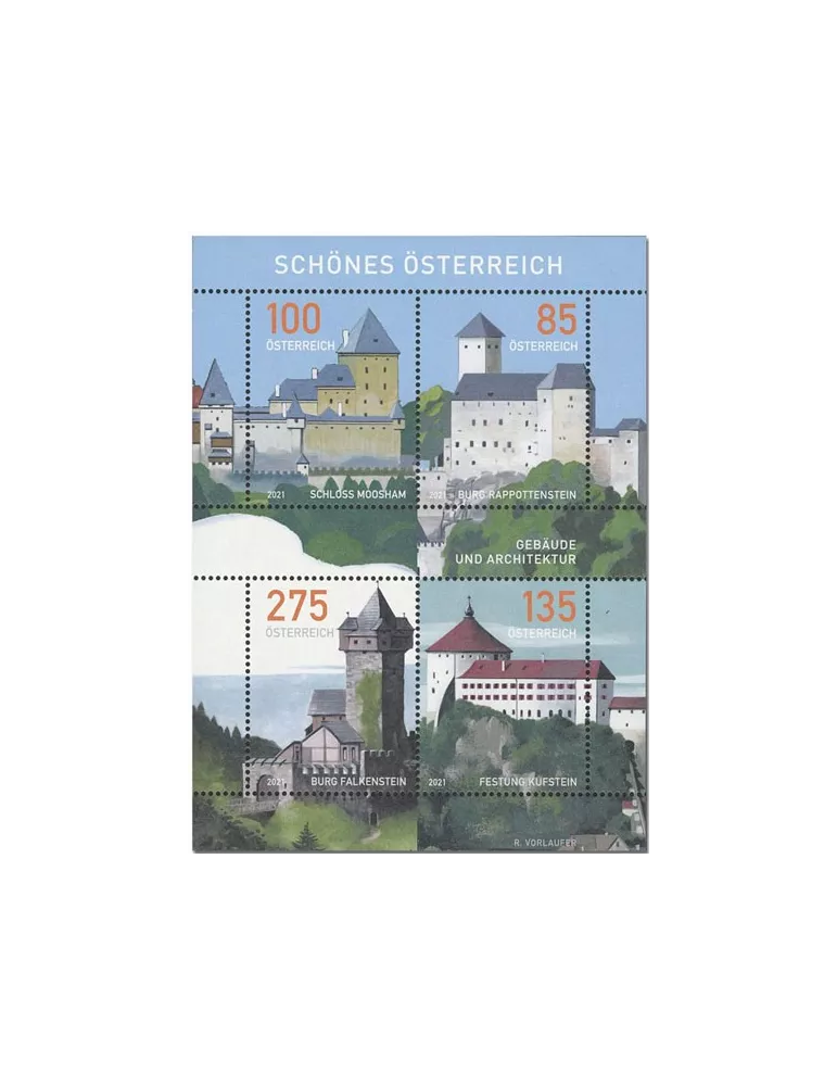 n° 3463/3466 - Timbre AUTRICHE Poste