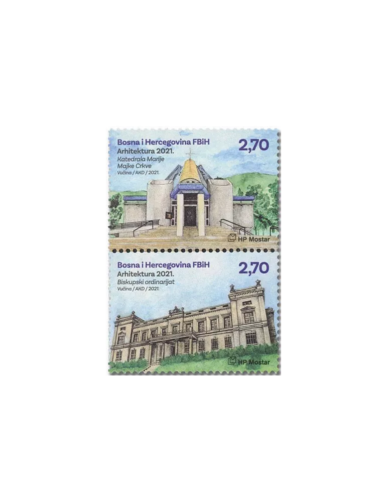 n° 531/532 - Timbre HERCEG-BOSNA Poste
