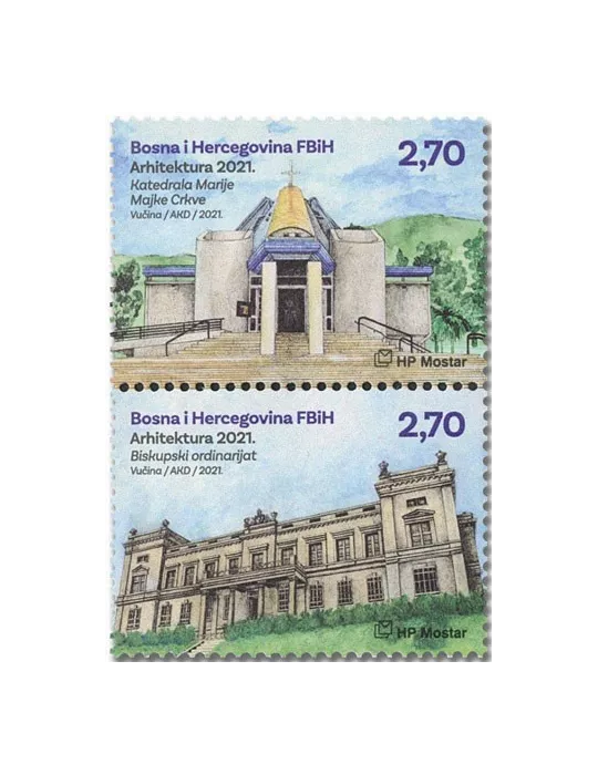 n° 531/532 - Timbre HERCEG-BOSNA Poste