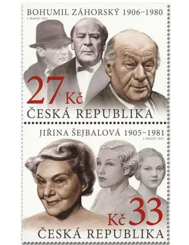 n° 992/993 - Timbre TCHEQUE (République) Poste