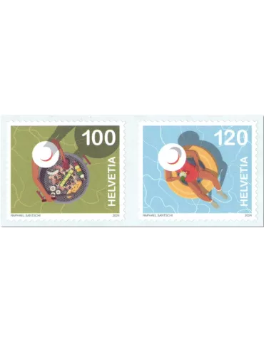 n° 2839/2840 - Timbre SUISSE Poste