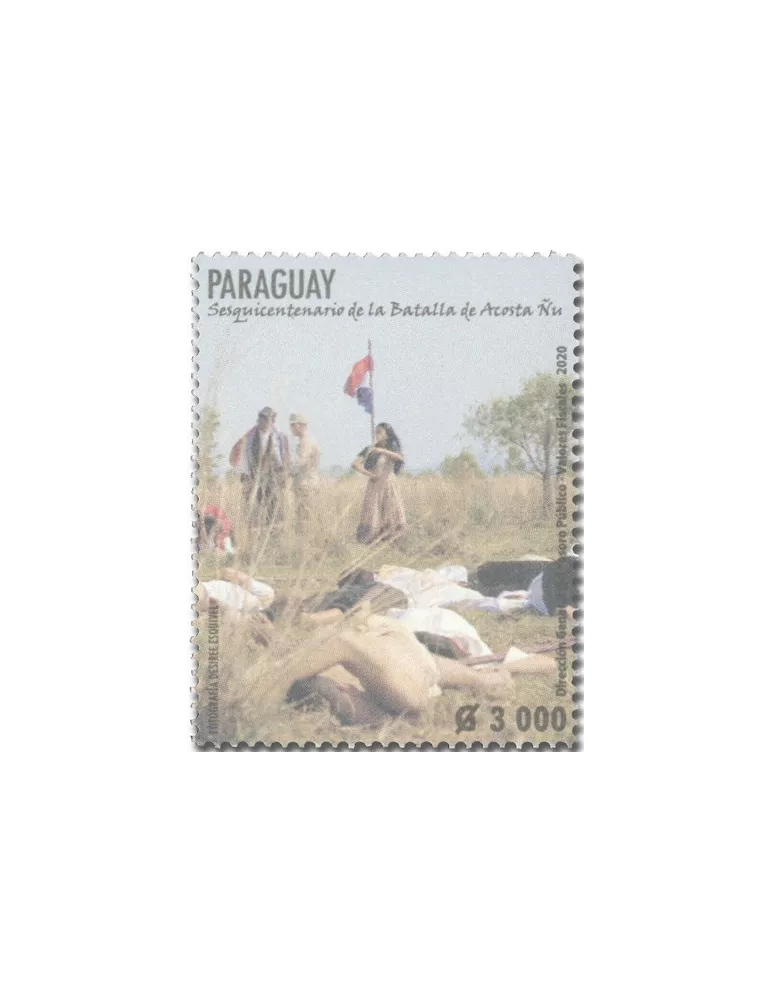 n° 3314 - Timbre PARAGUAY Poste