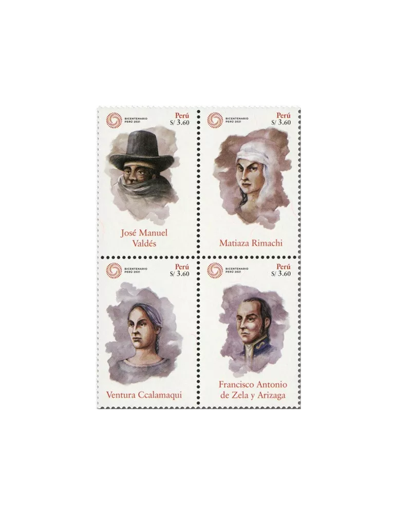 n° 2205/2208 - Timbre PEROU Poste