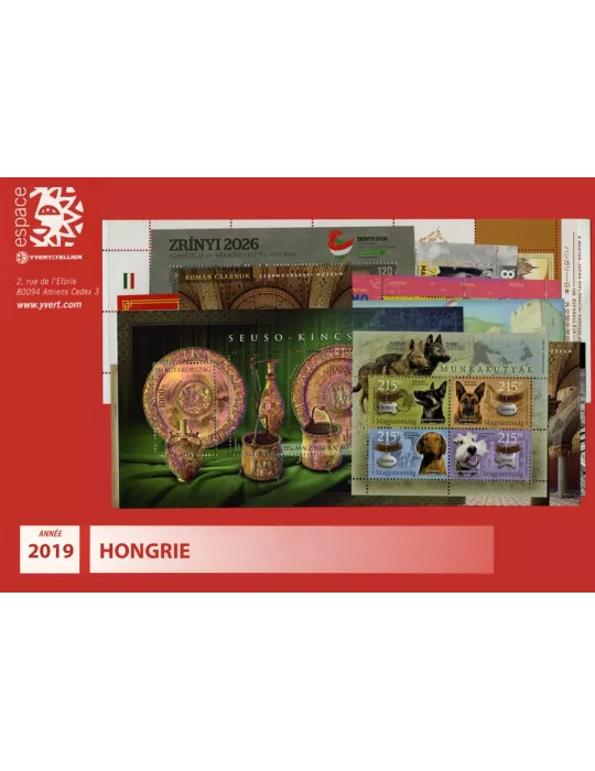 n° 4727/4772 - Timbre HONGRIE Année Complète (2019)