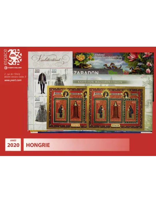 n° 4773/4809 - Timbre HONGRIE Année Complète (2020)
