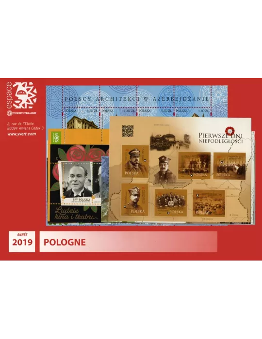 n° 4674/4747 - Timbre POLOGNE Année Complète (2019)