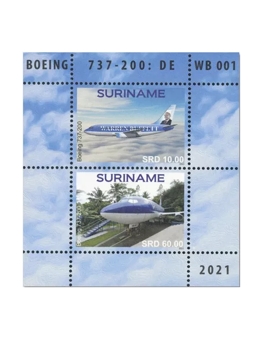 n° 188 - Timbre SURINAM Blocs et feuillets