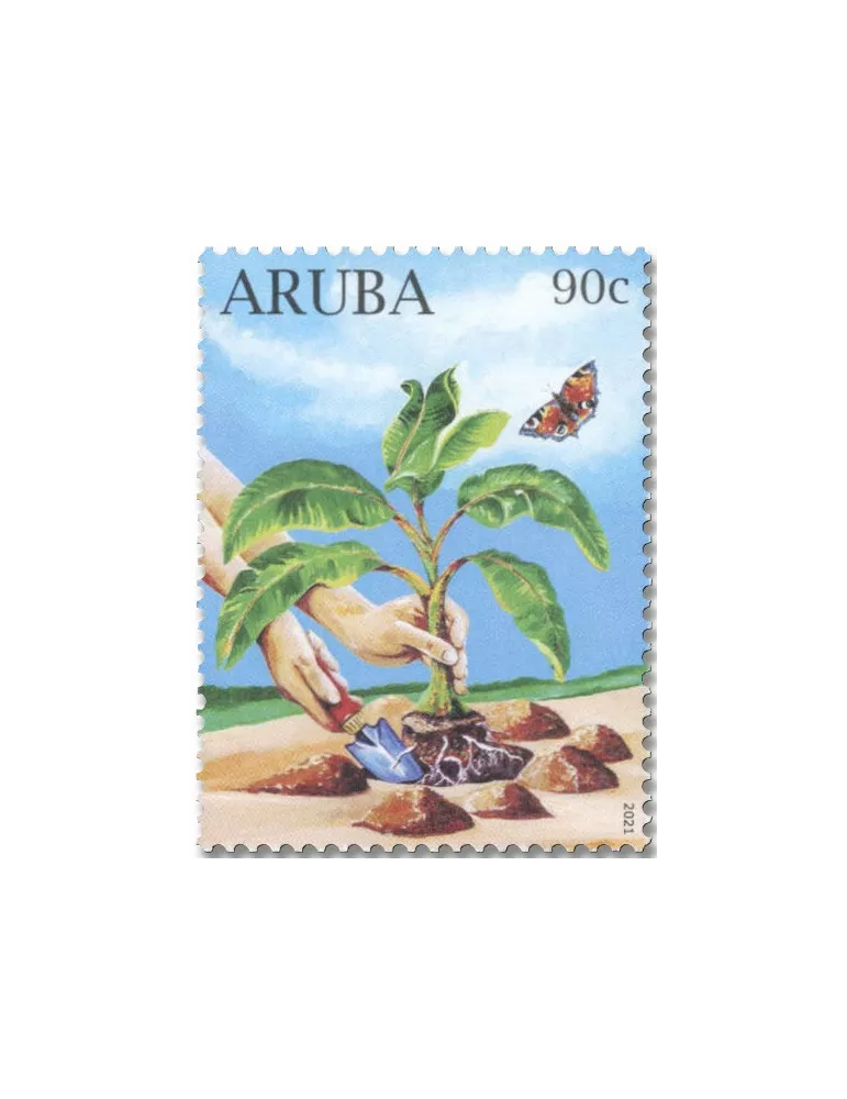 n° 1107/1110 - Timbre ARUBA Poste