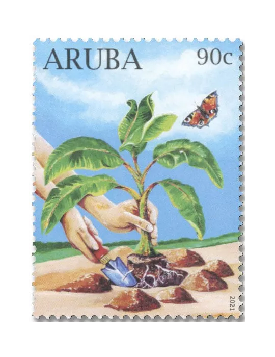 n° 1107/1110 - Timbre ARUBA Poste
