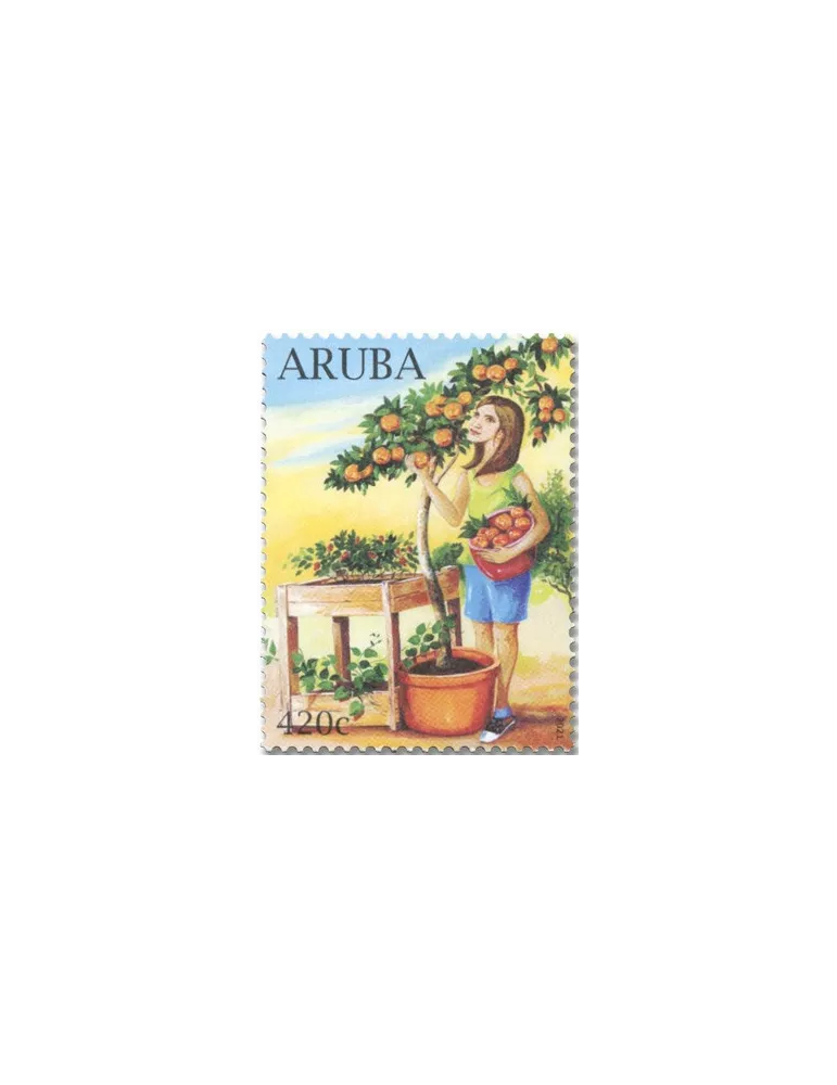n° 1107/1110 - Timbre ARUBA Poste