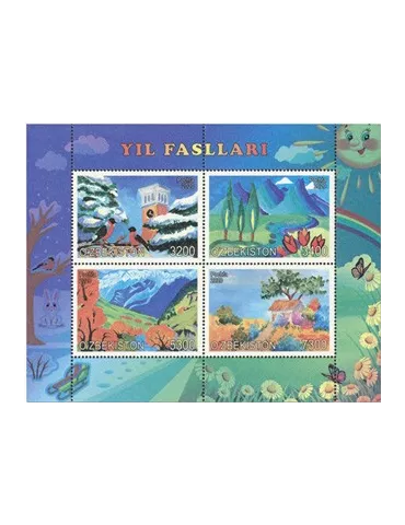 n° 1227/1230 - Timbre OUZBEKISTAN Poste