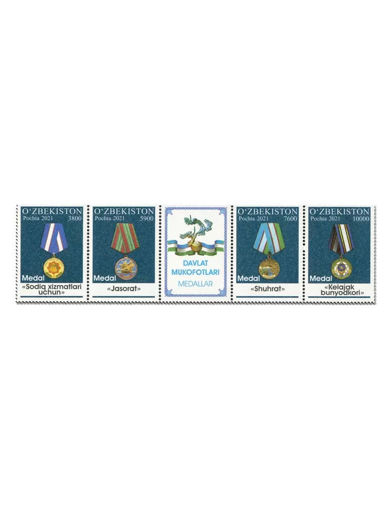 n° 1245/1248 - Timbre OUZBEKISTAN Poste