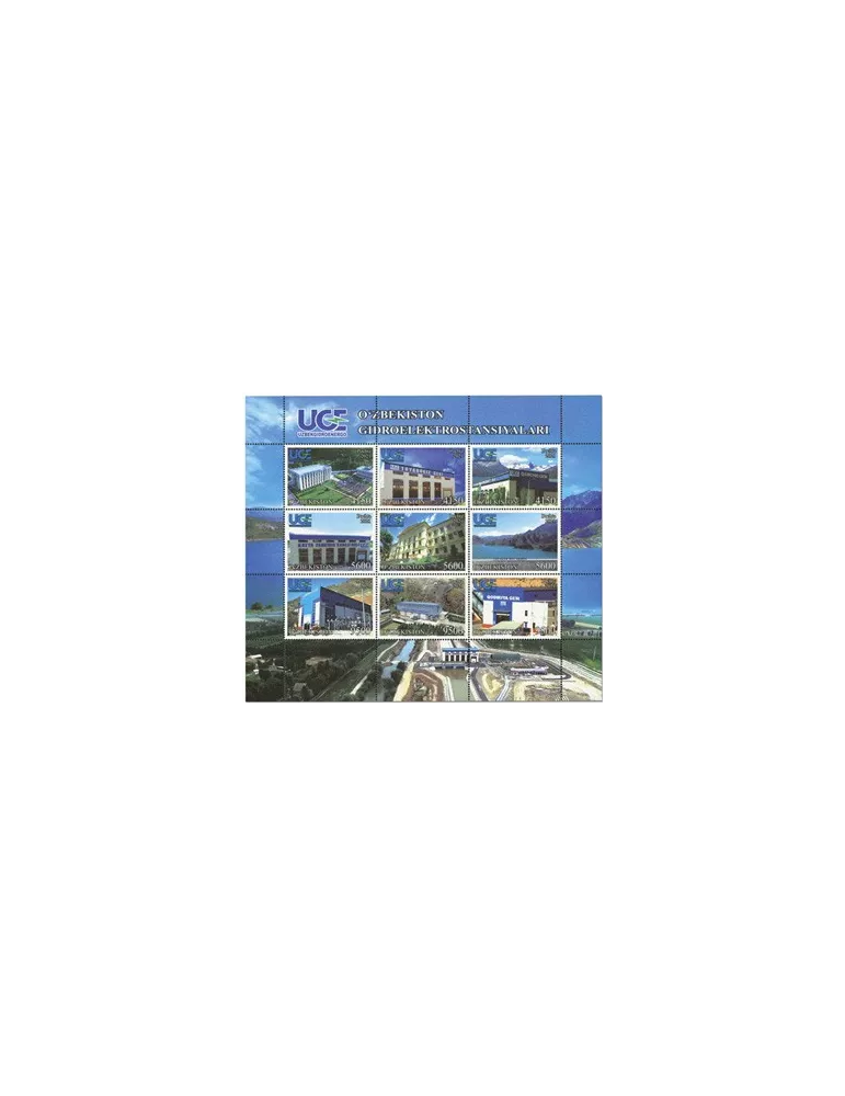 n° 1304/1312 - Timbre OUZBEKISTAN Poste