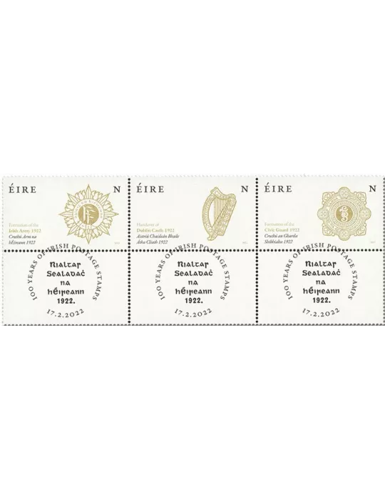 n° 3 - Timbre IRLANDE VIII - Carnets et ouvrages de luxe
