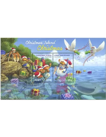 n° 76 - Timbre CHRISTMAS (ILE) Blocs et feuillets
