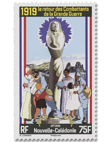 n° 1374 - Timbre Nelle-Calédonie Poste