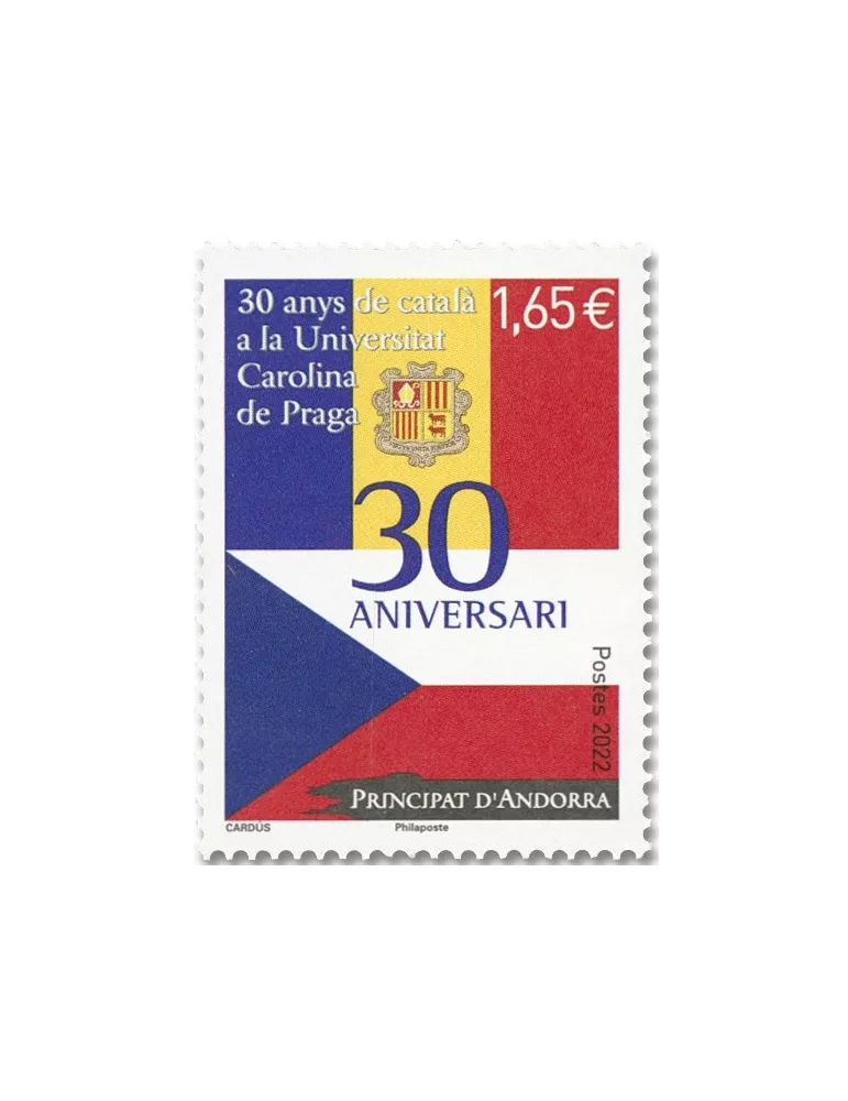 n° 873  - Timbre ANDORRE Poste