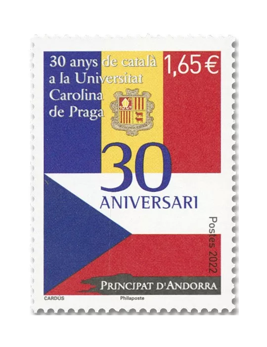 n° 873  - Timbre ANDORRE Poste