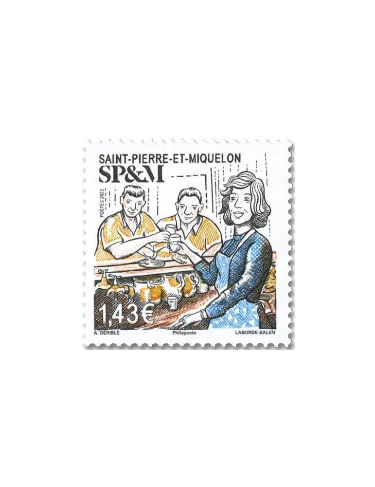 n° 1285/1286 - Timbre Saint-Pierre et Miquelon Poste