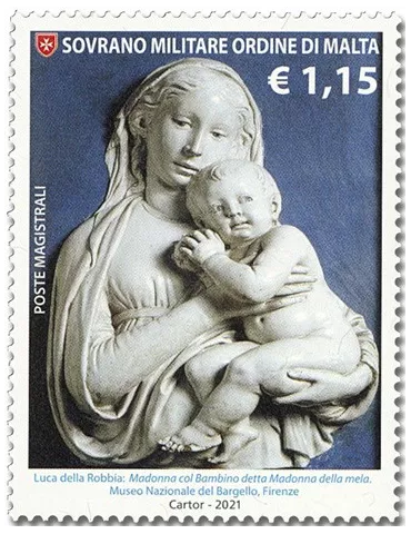 n° 1586/1589 - Timbre ORDRE de MALTE Poste 2