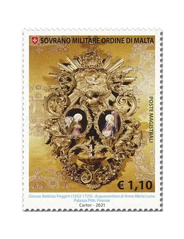 n° 1594/1598 - Timbre ORDRE de MALTE Poste 2