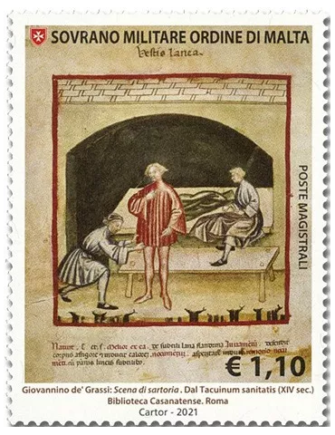 n° 1599/1602 - Timbre ORDRE de MALTE Poste 2