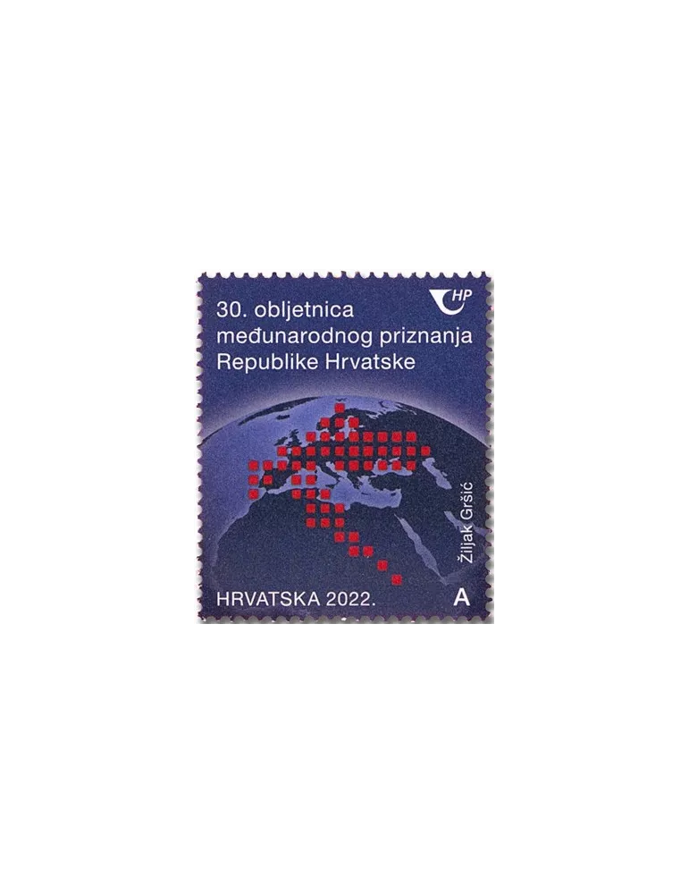 n° 1433 - Timbre CROATIE Poste