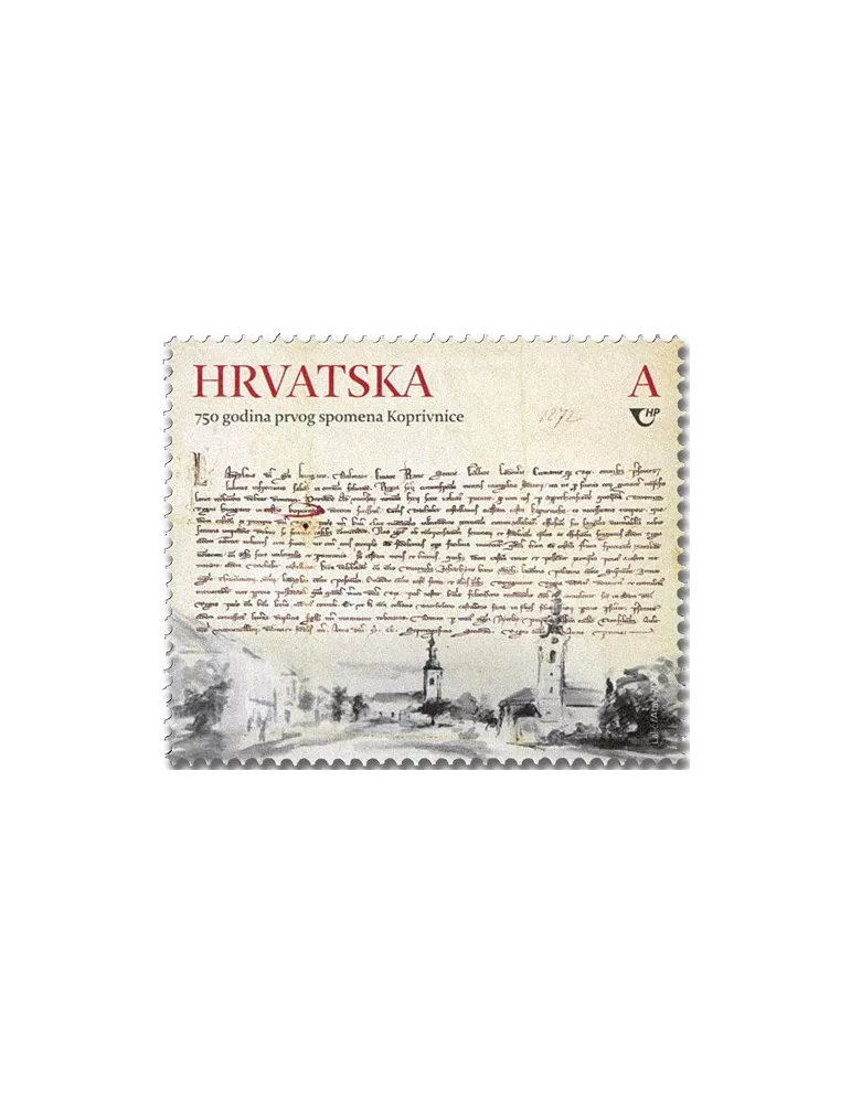 n° 1435 - Timbre CROATIE Poste