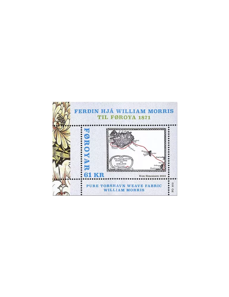 n° F1033 - Timbre ILE FEROE Poste
