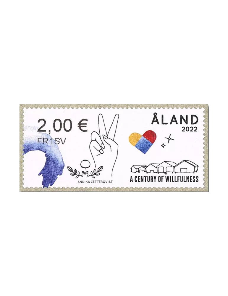 n° 43/46 - Timbre ALAND Timbres de distributeurs