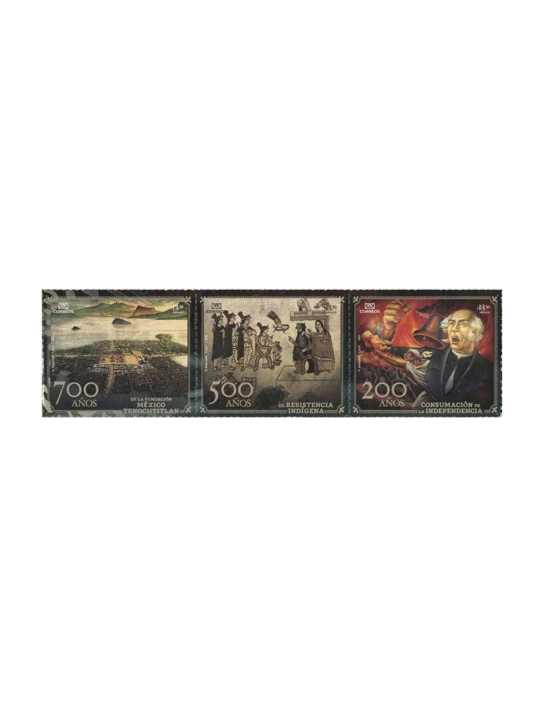 n° 3269/3271 - Timbre MEXIQUE Poste