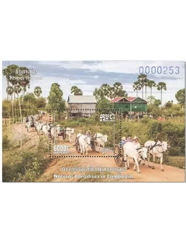 n° 253 + 254 - Timbre CAMBODGE Blocs et feuillets 2