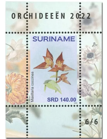 n°  189 à 194 - Timbre SURINAM Blocs et feuillets