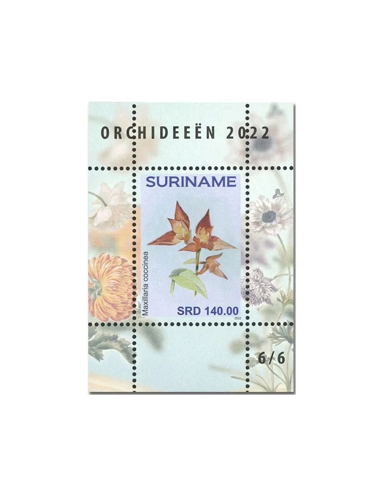 n°  189 à 194 - Timbre SURINAM Blocs et feuillets