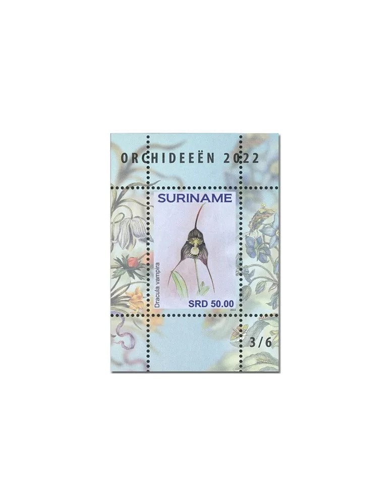n°  189 à 194 - Timbre SURINAM Blocs et feuillets