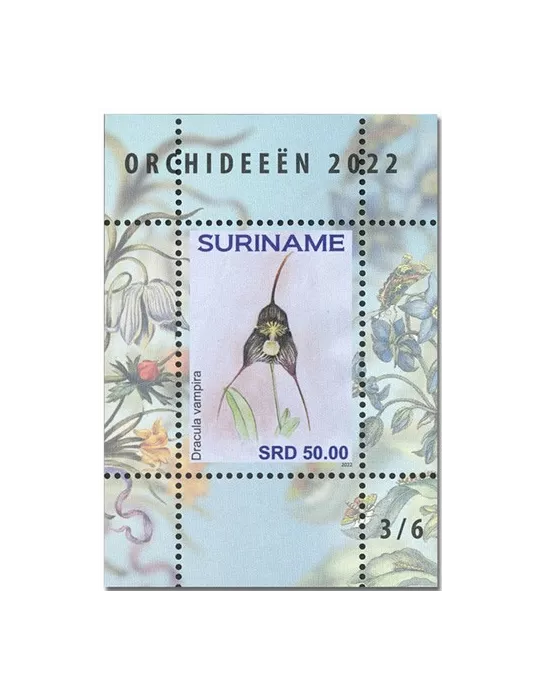 n°  189 à 194 - Timbre SURINAM Blocs et feuillets