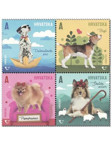 n° 1437/1440 - Timbre CROATIE Poste