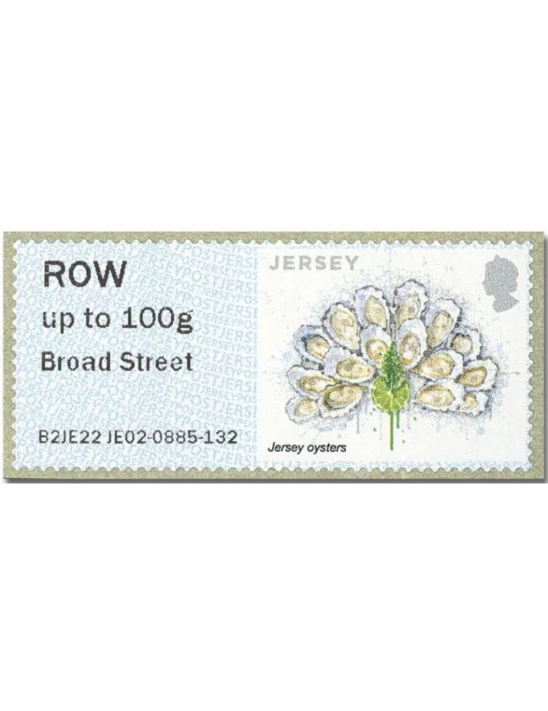 n° 65a/70a - Timbre JERSEY Timbres de distributeurs