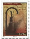 n° 880 - Timbre ANDORRE Poste